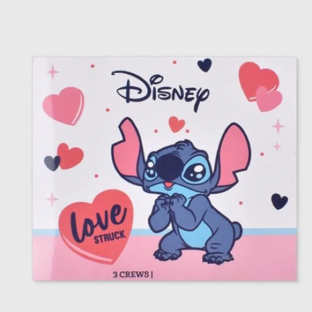 Disney Lilo &‎ Stitch Valentine’s Day Sock Set Disneyland